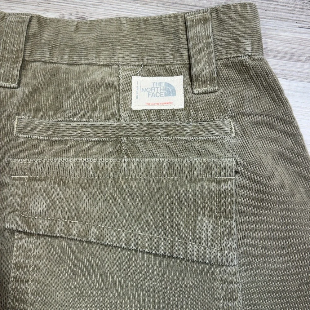 VTG The North Face Corduroy Button Fly Beige Pants Sz 38 Style# AABT Outdoor